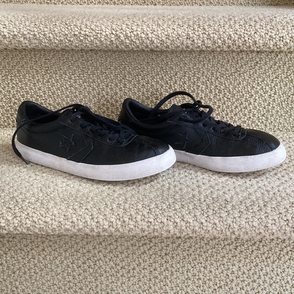 Converse All Star in black leather - Picture 2 of 7